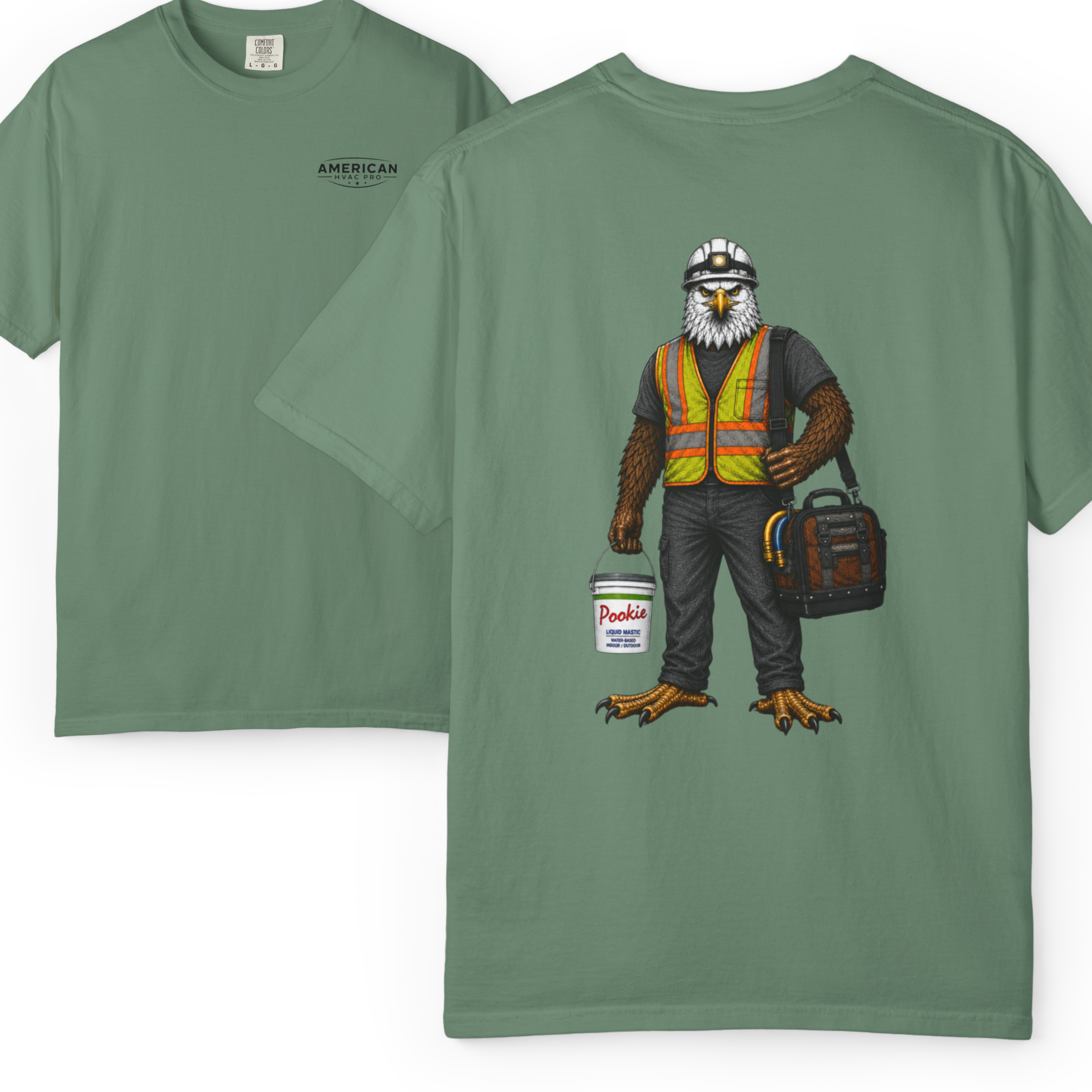 HVAC Eagle Pookie Master Heavyweight T-Shirt