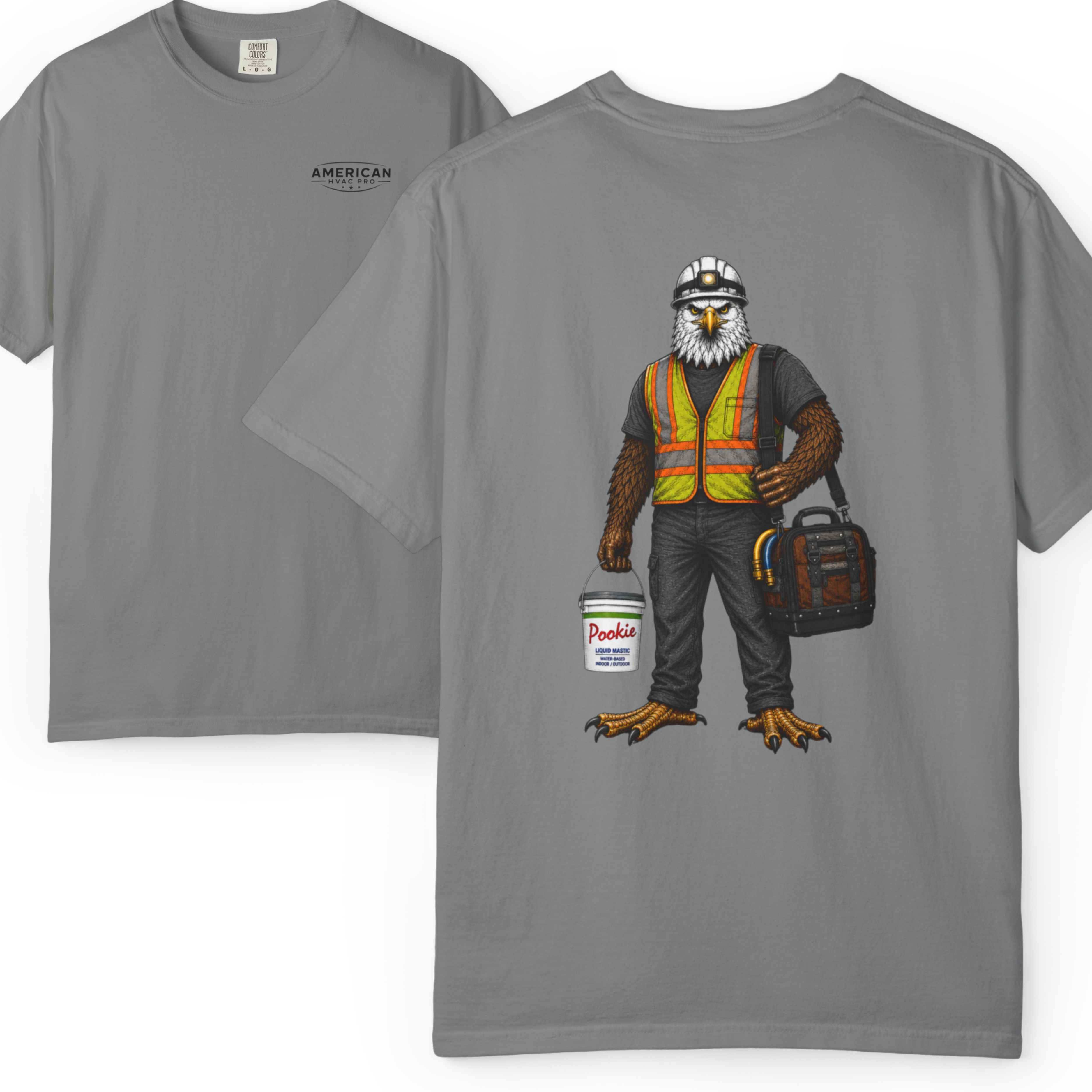 HVAC Eagle Pookie Master Heavyweight T-Shirt