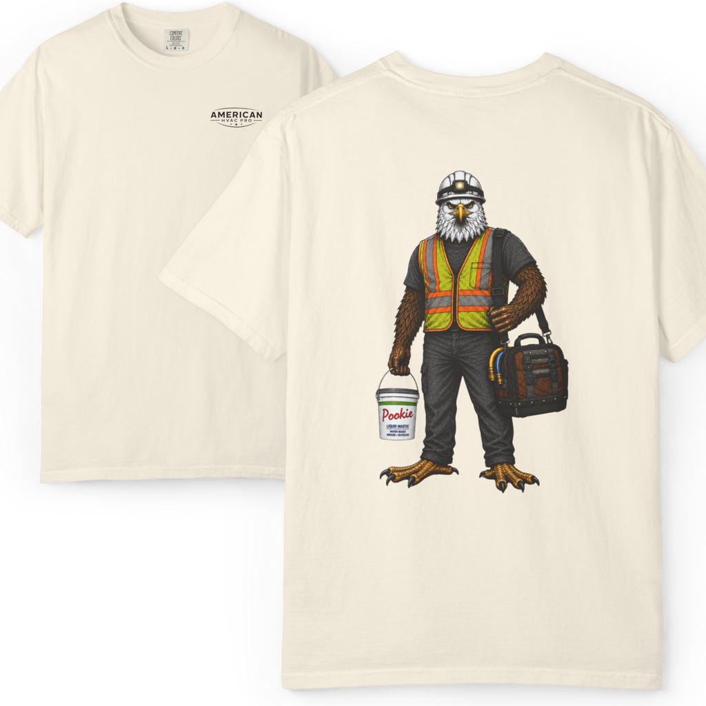 HVAC Eagle Pookie Master Heavyweight T-Shirt