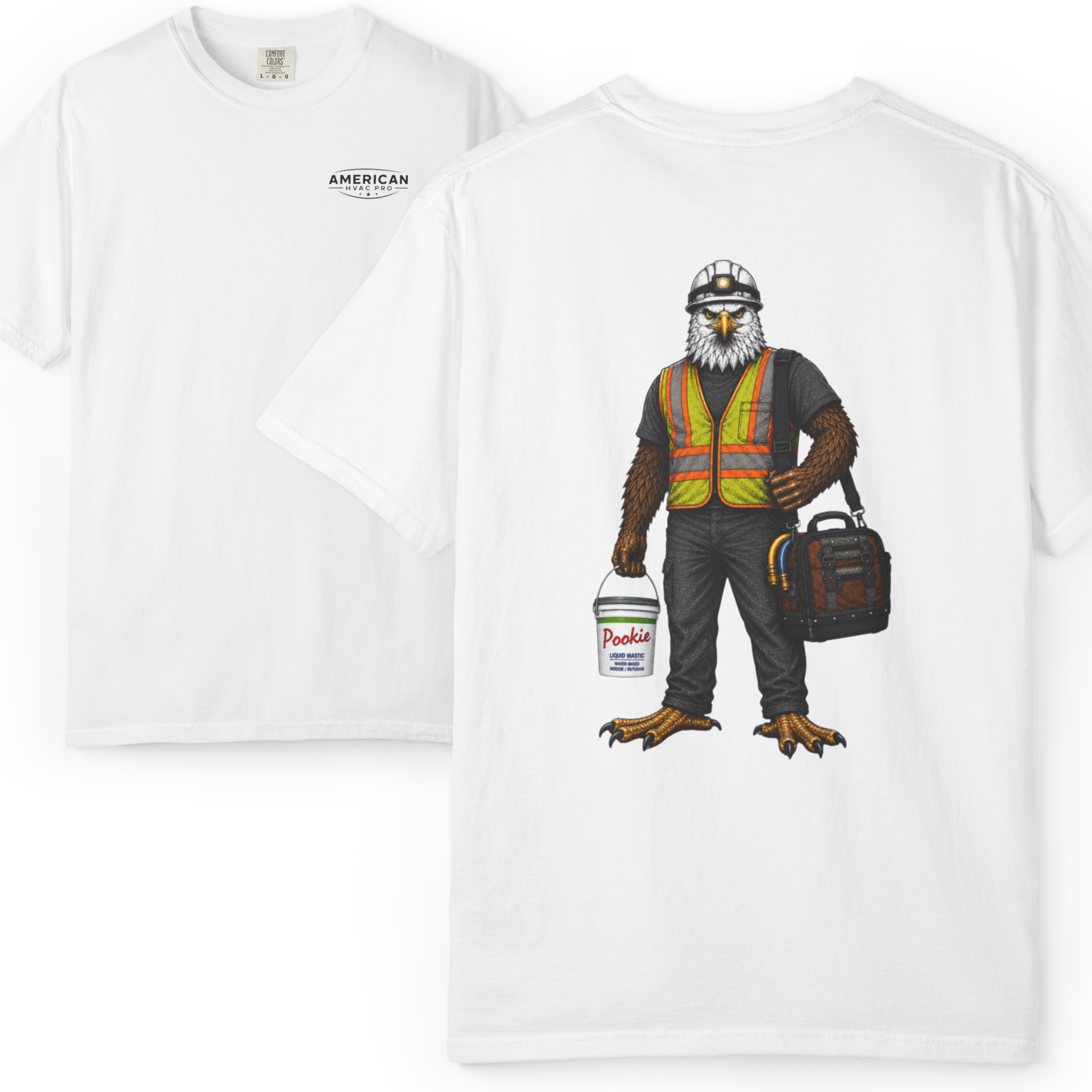 HVAC Eagle Pookie Master Heavyweight T-Shirt