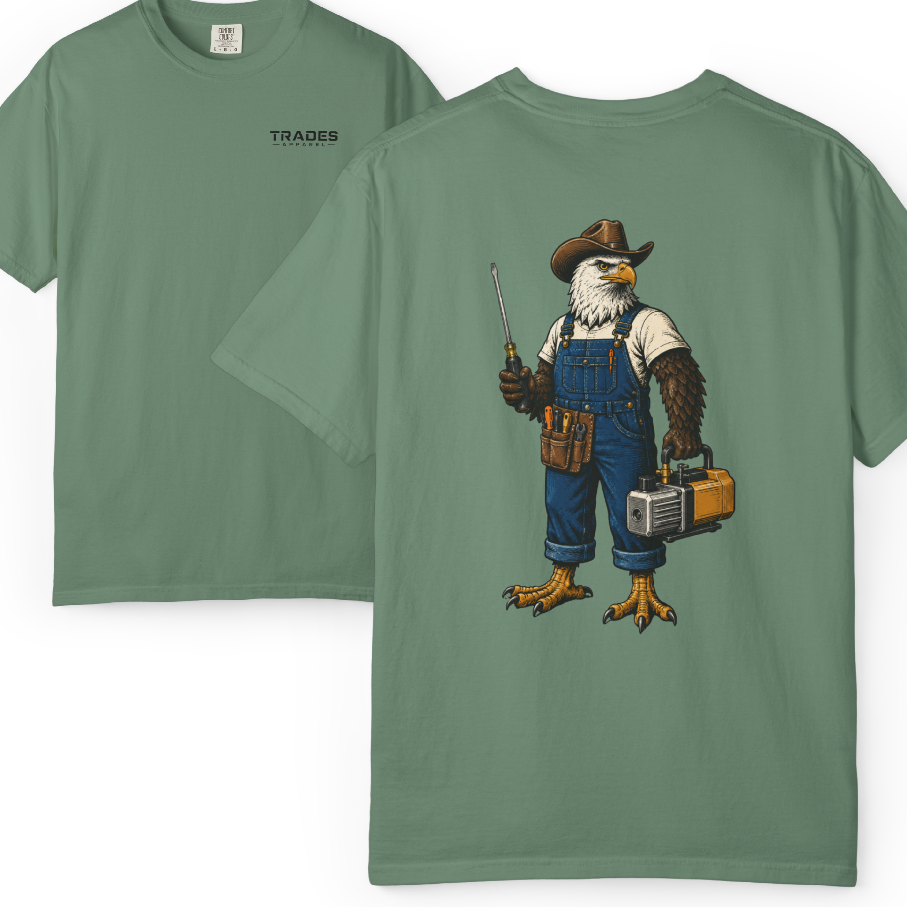 HVAC Eagle Farmer 1717 T-Shirt