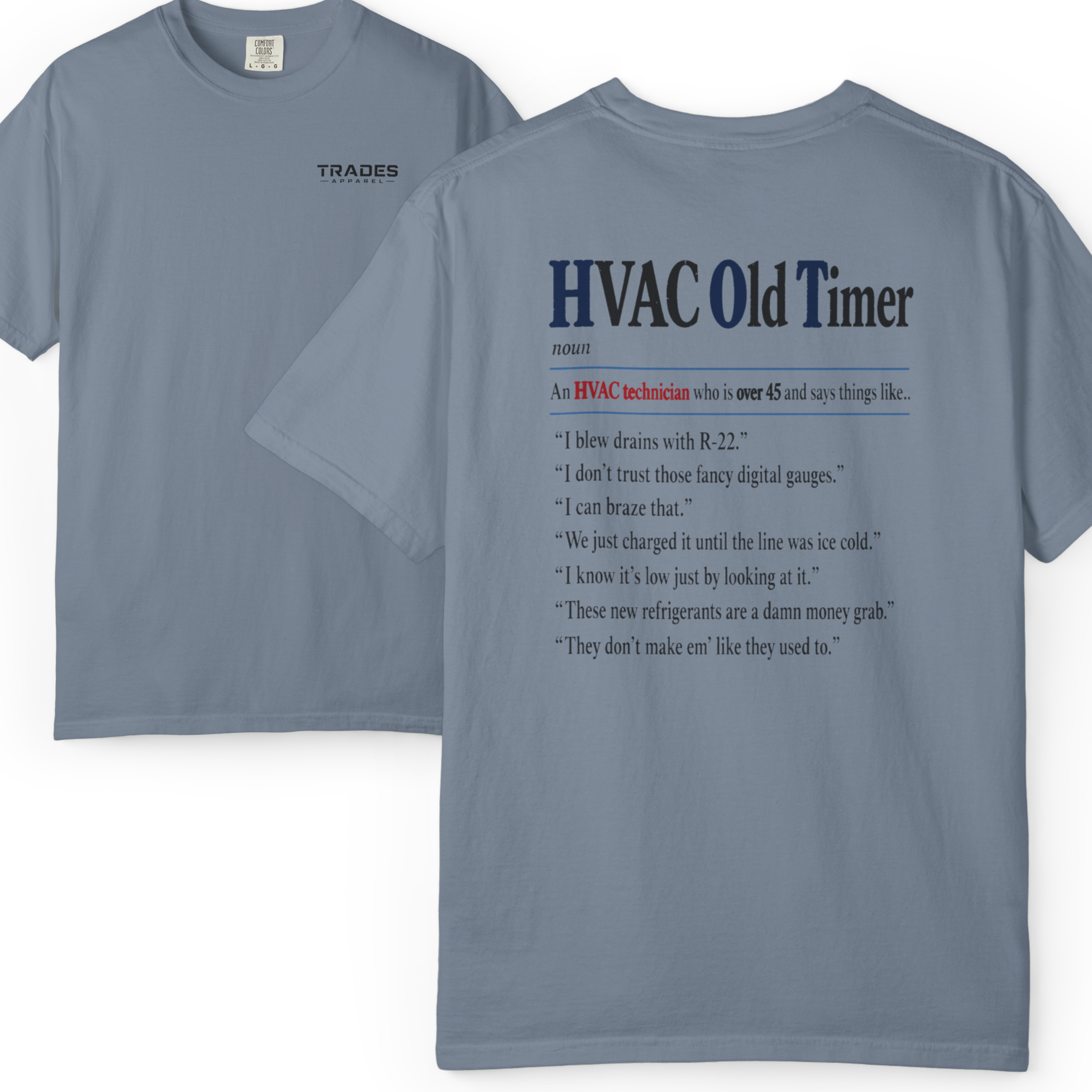 American HVAC Pro Old Timer 1717 T-Shirt