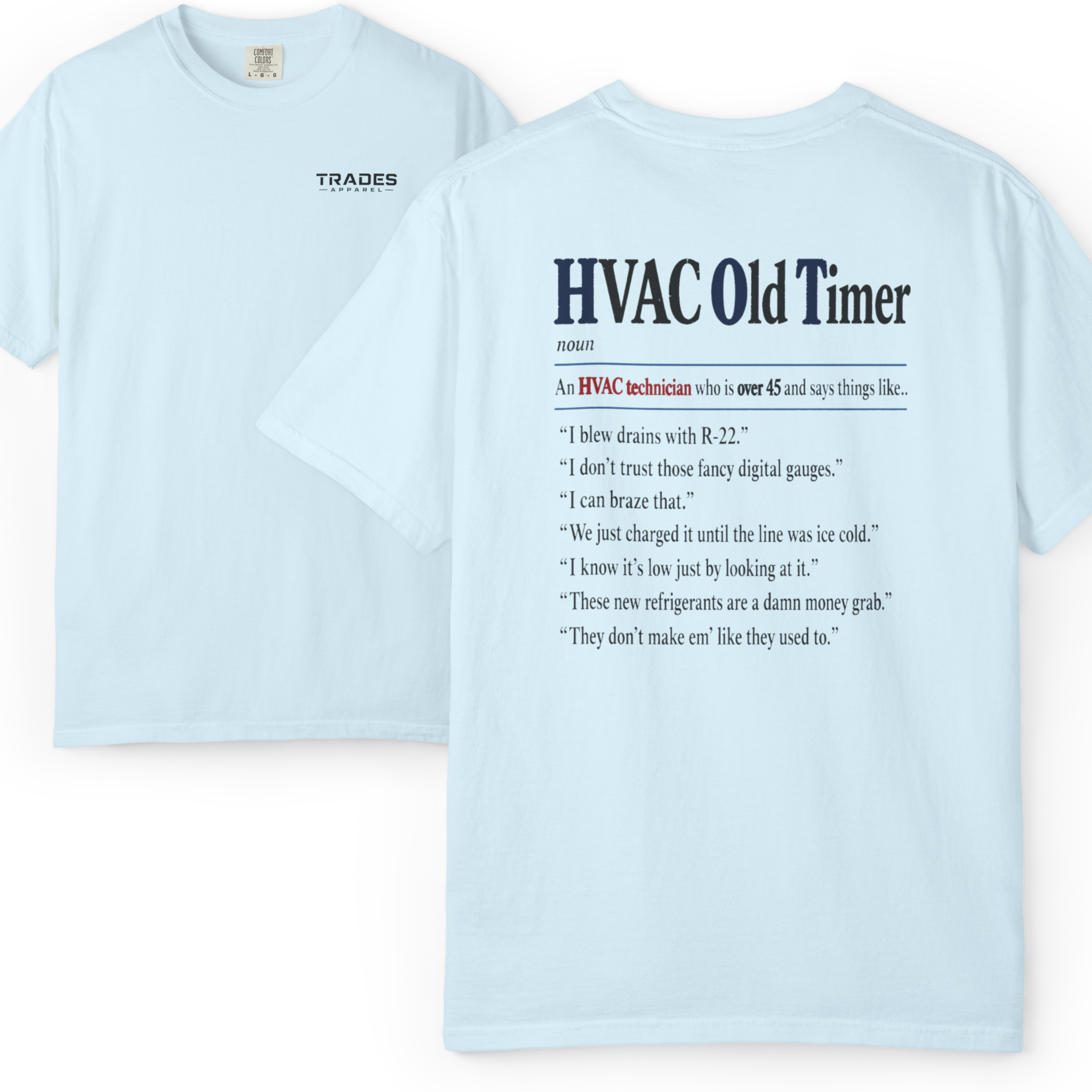 American HVAC Pro Old Timer 1717 T-Shirt