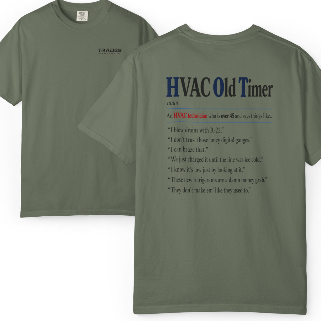 American HVAC Pro Old Timer 1717 T-Shirt