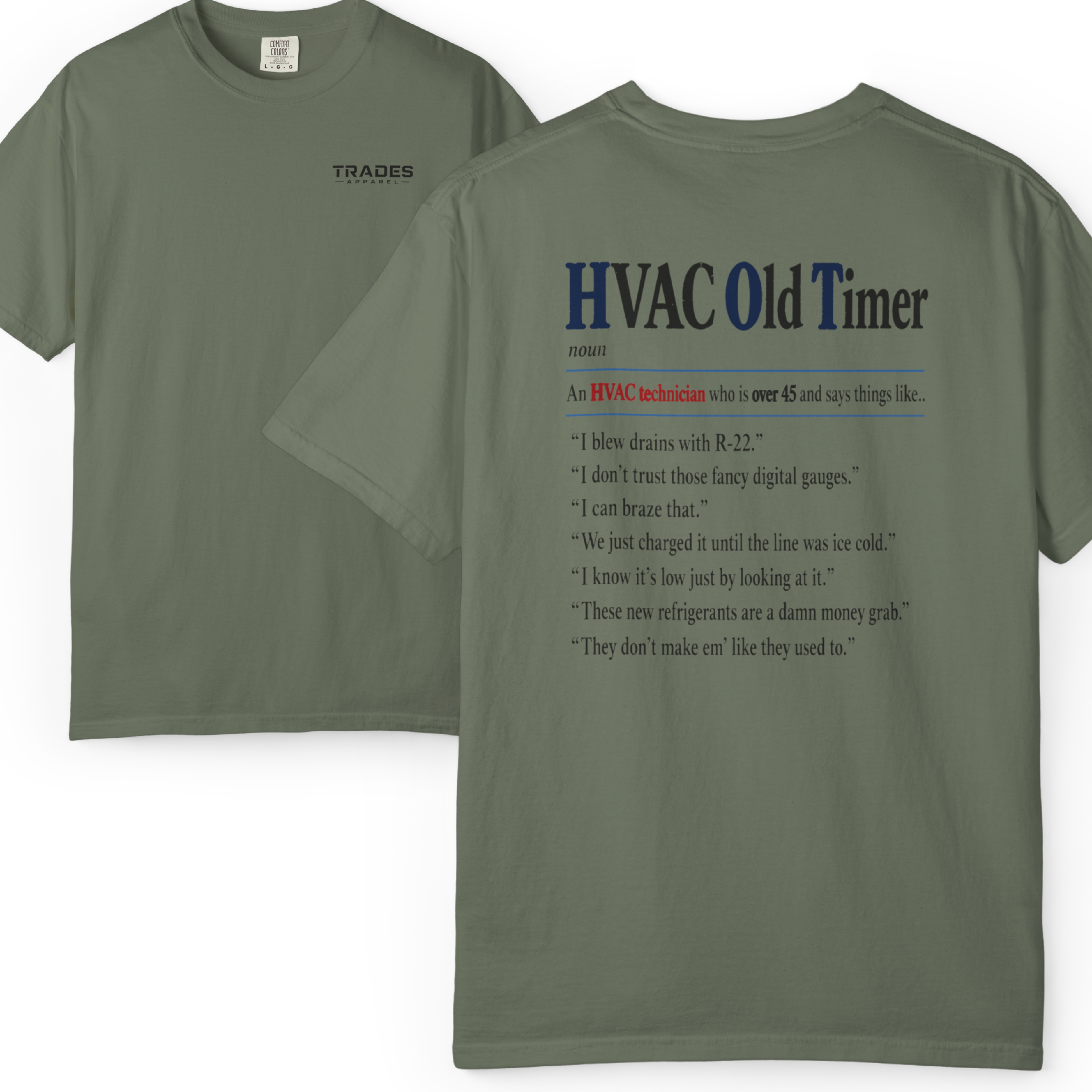 American HVAC Pro Old Timer 1717 T-Shirt