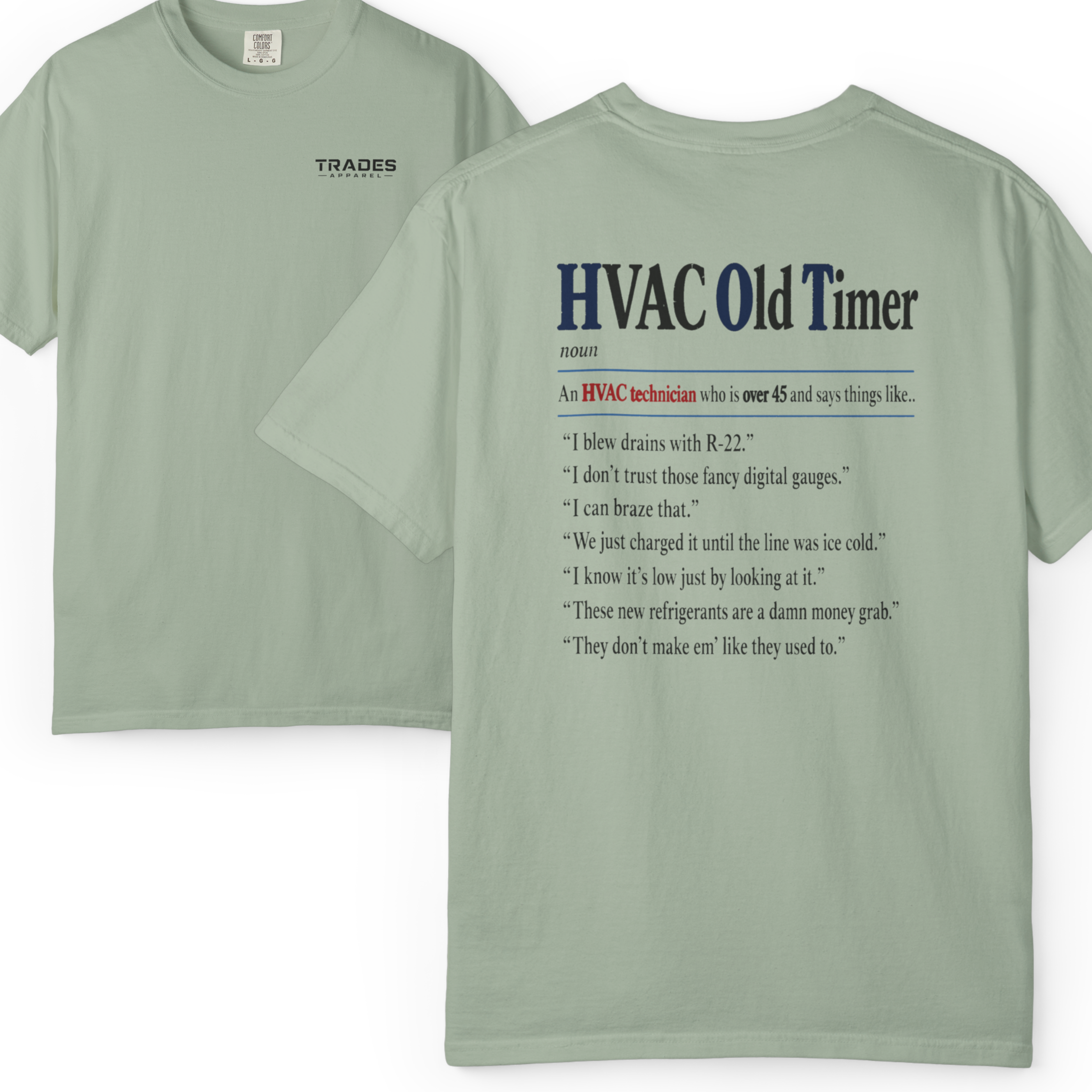 American HVAC Pro Old Timer 1717 T-Shirt