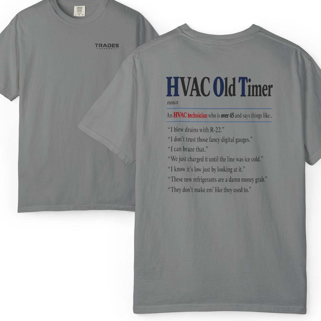 American HVAC Pro Old Timer 1717 T-Shirt