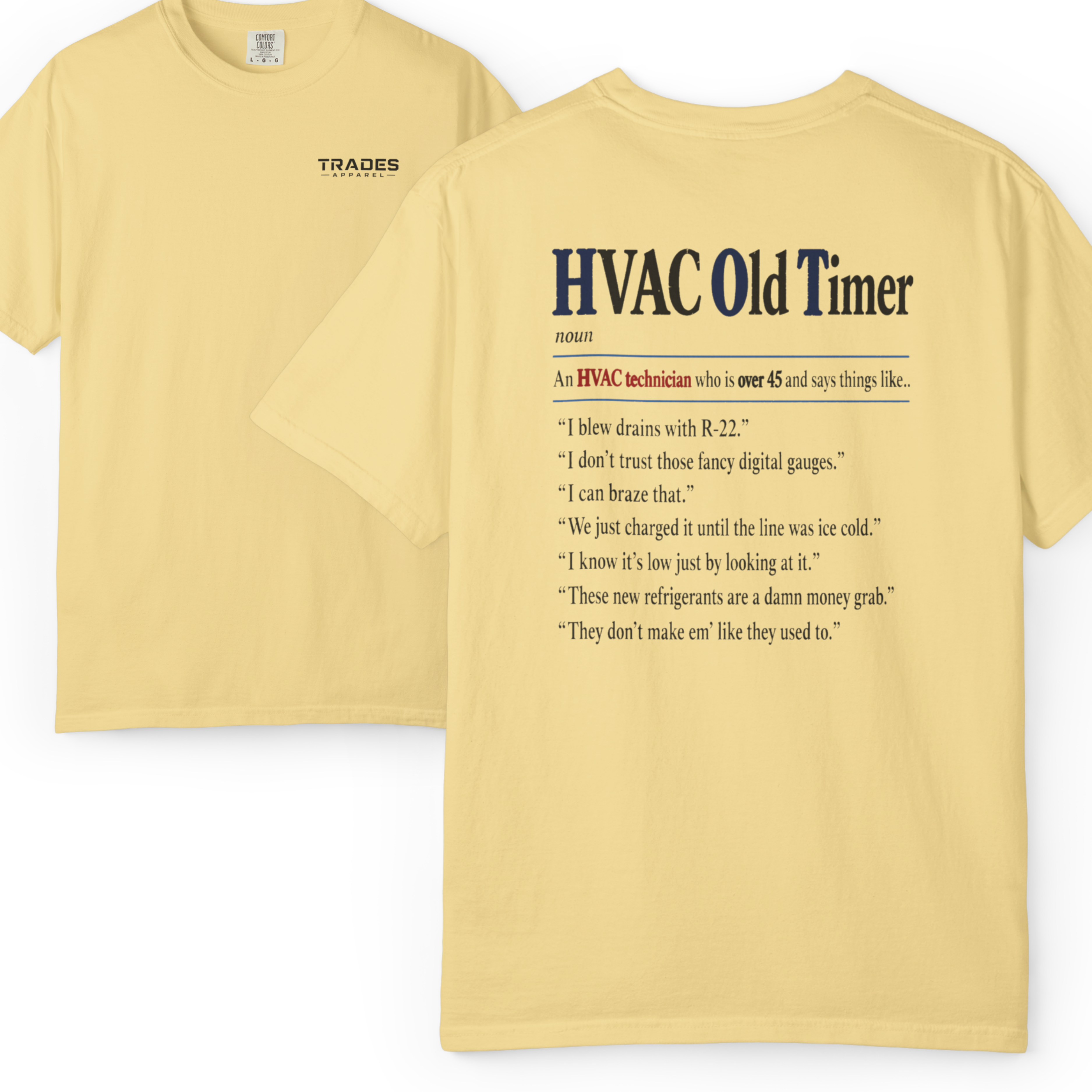 American HVAC Pro Old Timer 1717 T-Shirt
