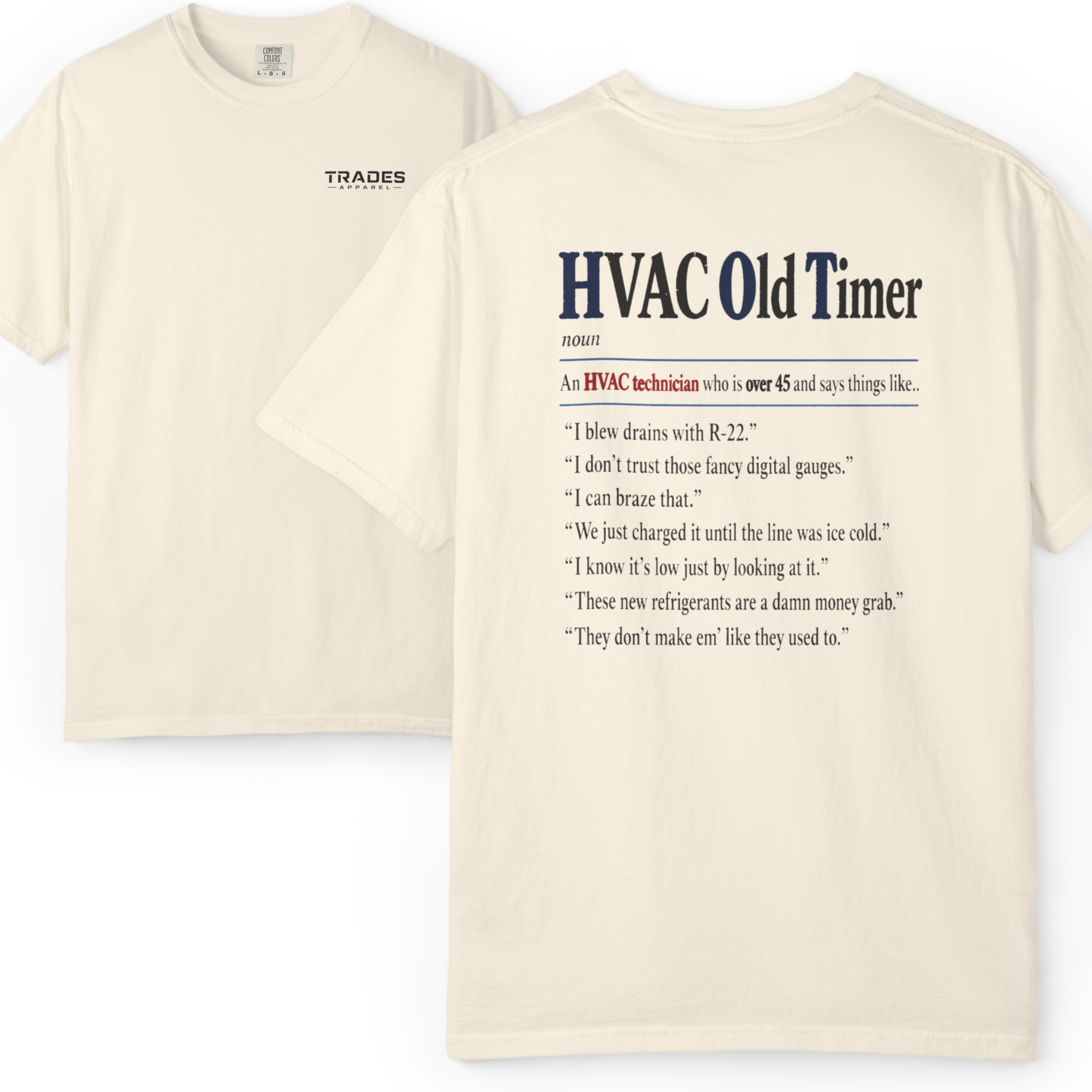 American HVAC Pro Old Timer 1717 T-Shirt