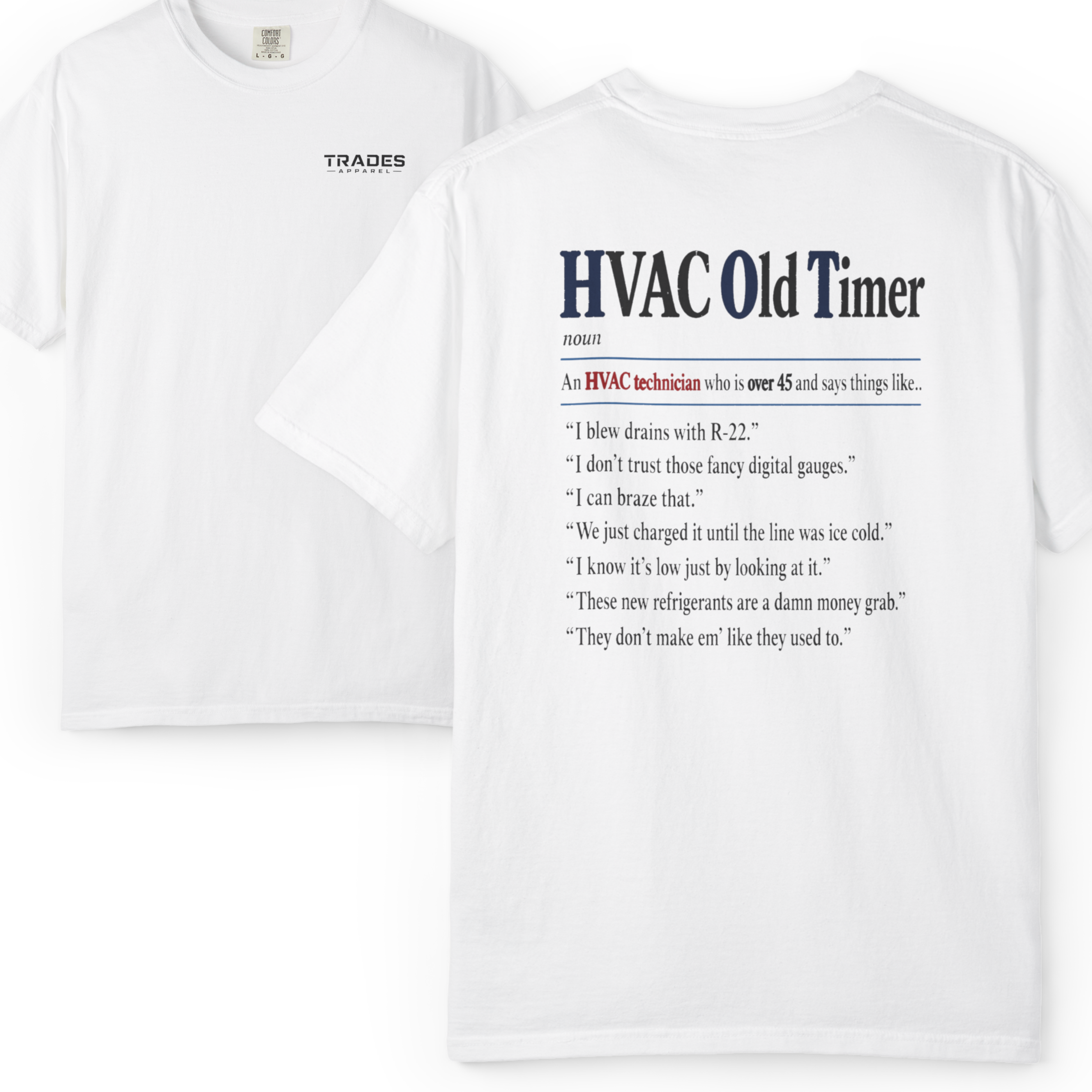 American HVAC Pro Old Timer 1717 T-Shirt