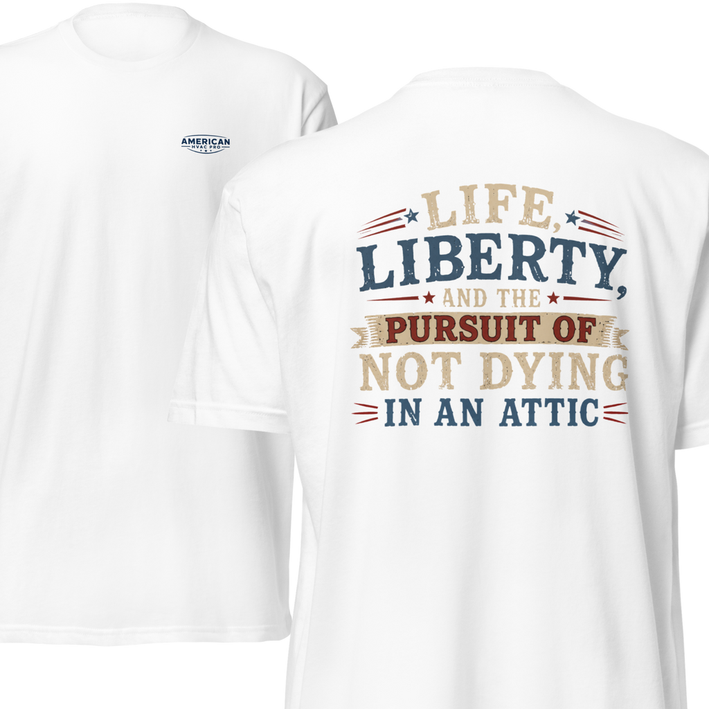 HVAC Pro Dying in Attic 6210 T-Shirt