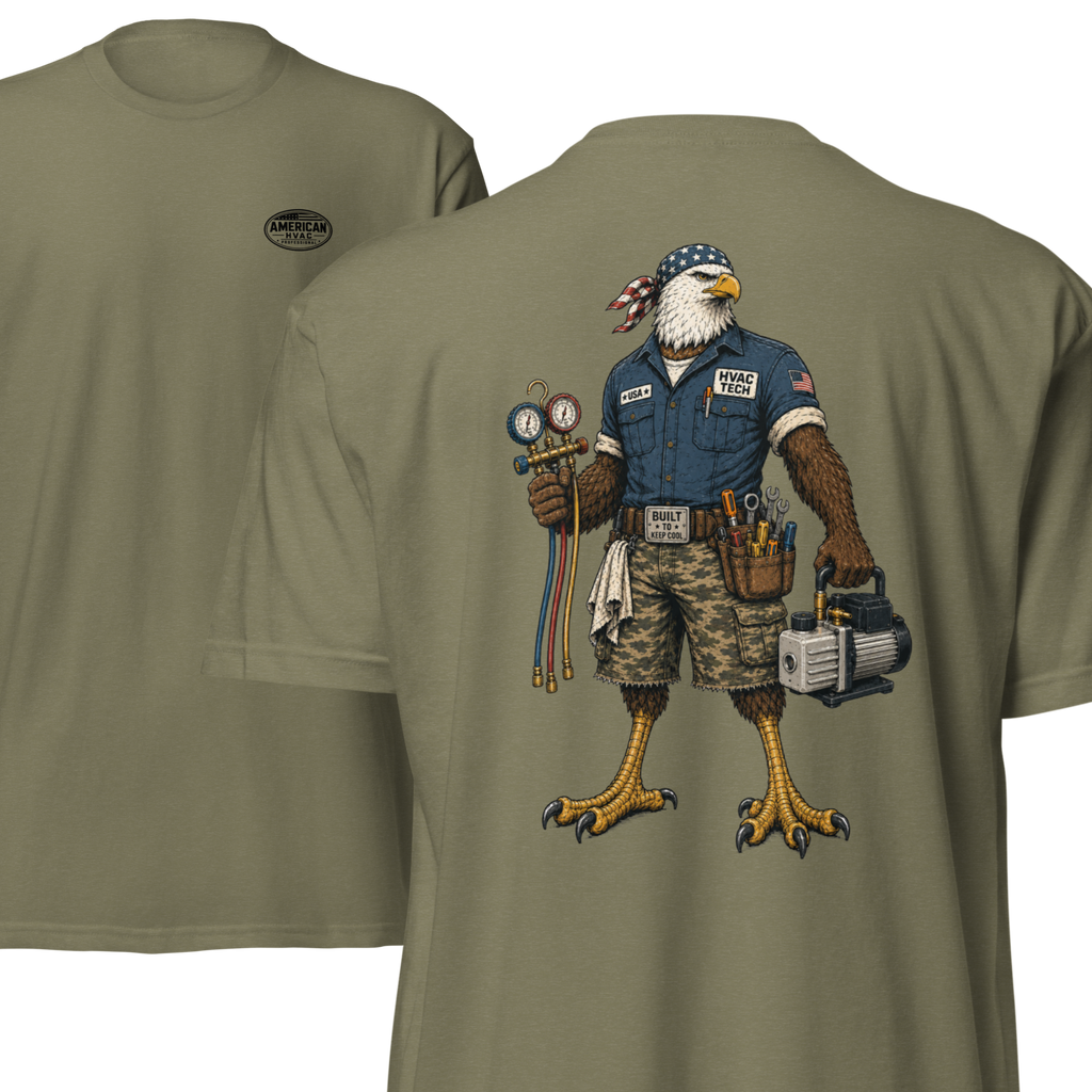 HVAC Eagle Tough Guy 6210 T-Shirt