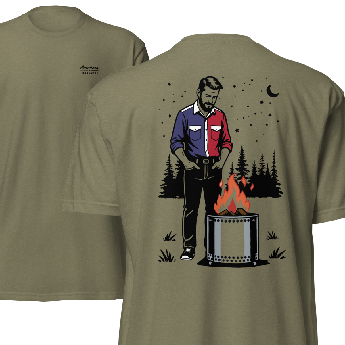 Deep Thoughts & Fire USA 6210 T-Shirt