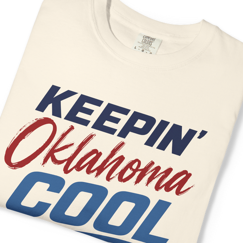 "Keepin' Oklahoma Cool" HVAC Pro Heavyweight T-Shirt