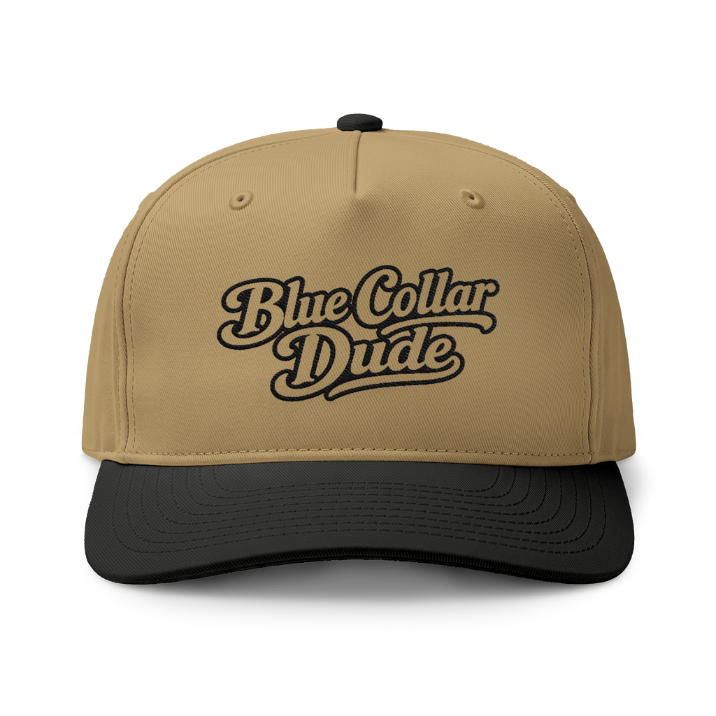 Blue Collar Dude Two-Tone Cap - AS1154 Snapback Embroidered