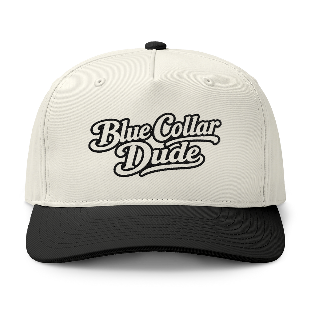 Blue Collar Dude Two-Tone Cap - AS1154 Snapback Embroidered