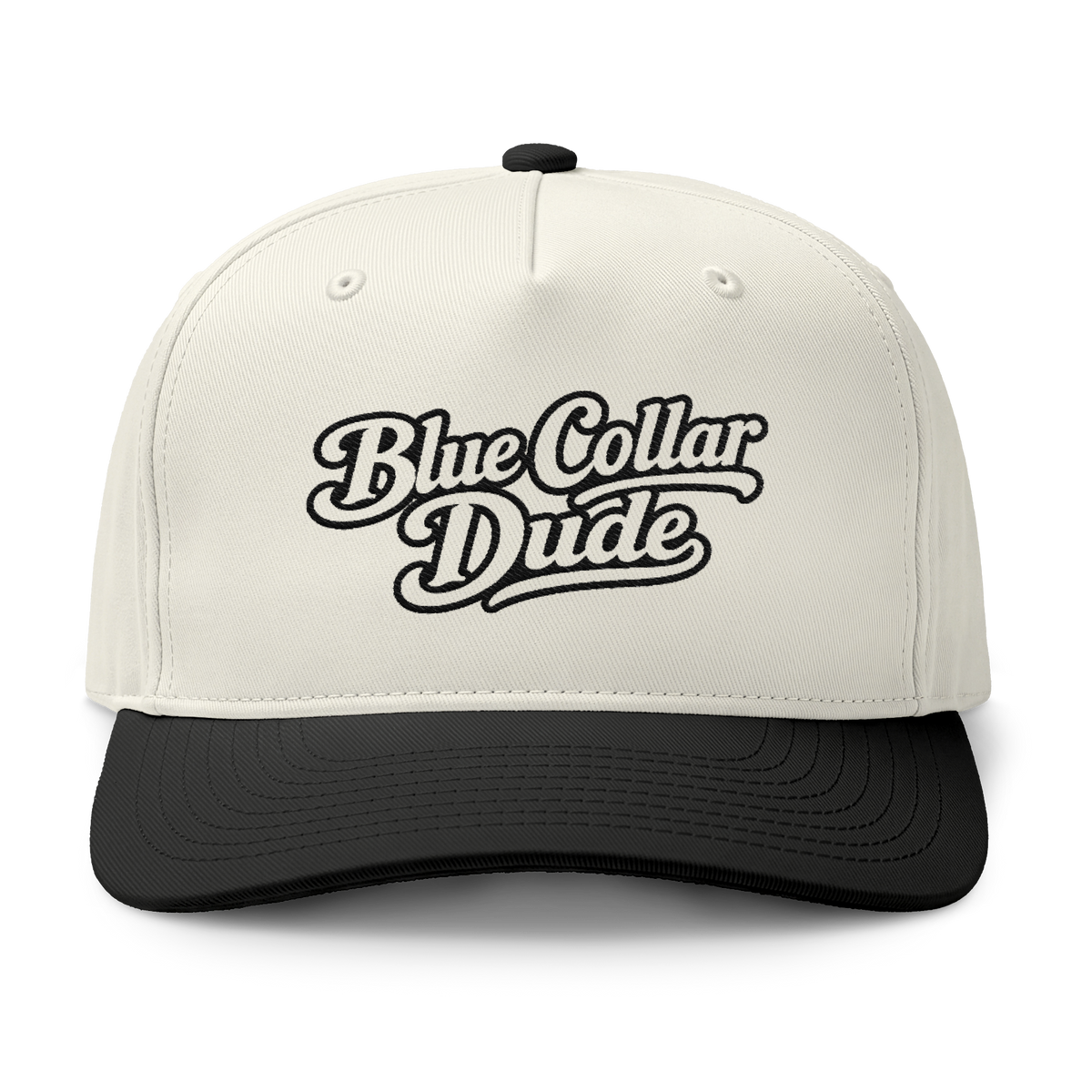Blue Collar Dude Two-Tone Cap - AS1154 Snapback Embroidered