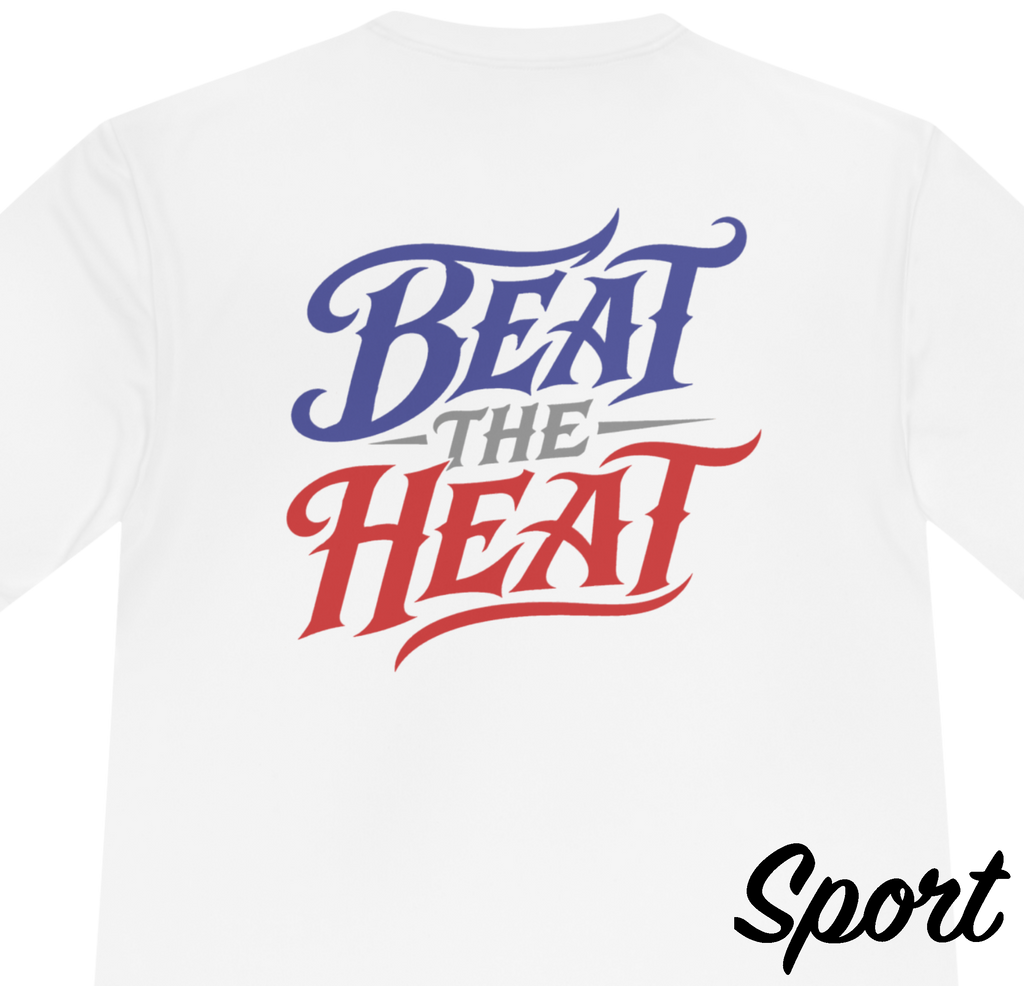 "Beat The Heat" Sports Featherlight Moisture-Wicking Tee