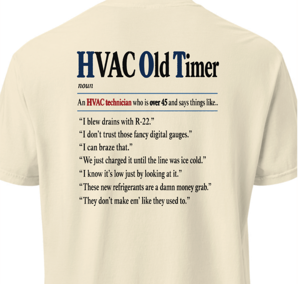 American HVAC Pro Old Timer 1717 T-Shirt
