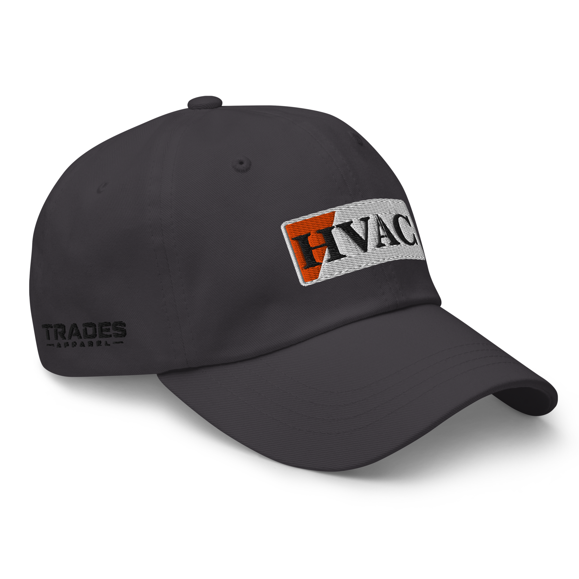 HVAC Branded Double Sided Embroidered - Orange & White