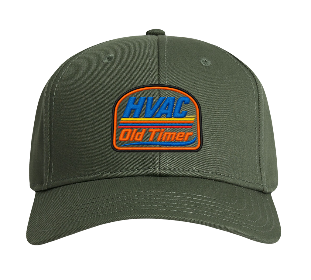 Retro "HVAC Old Timer" Premium Cap - Embroidered