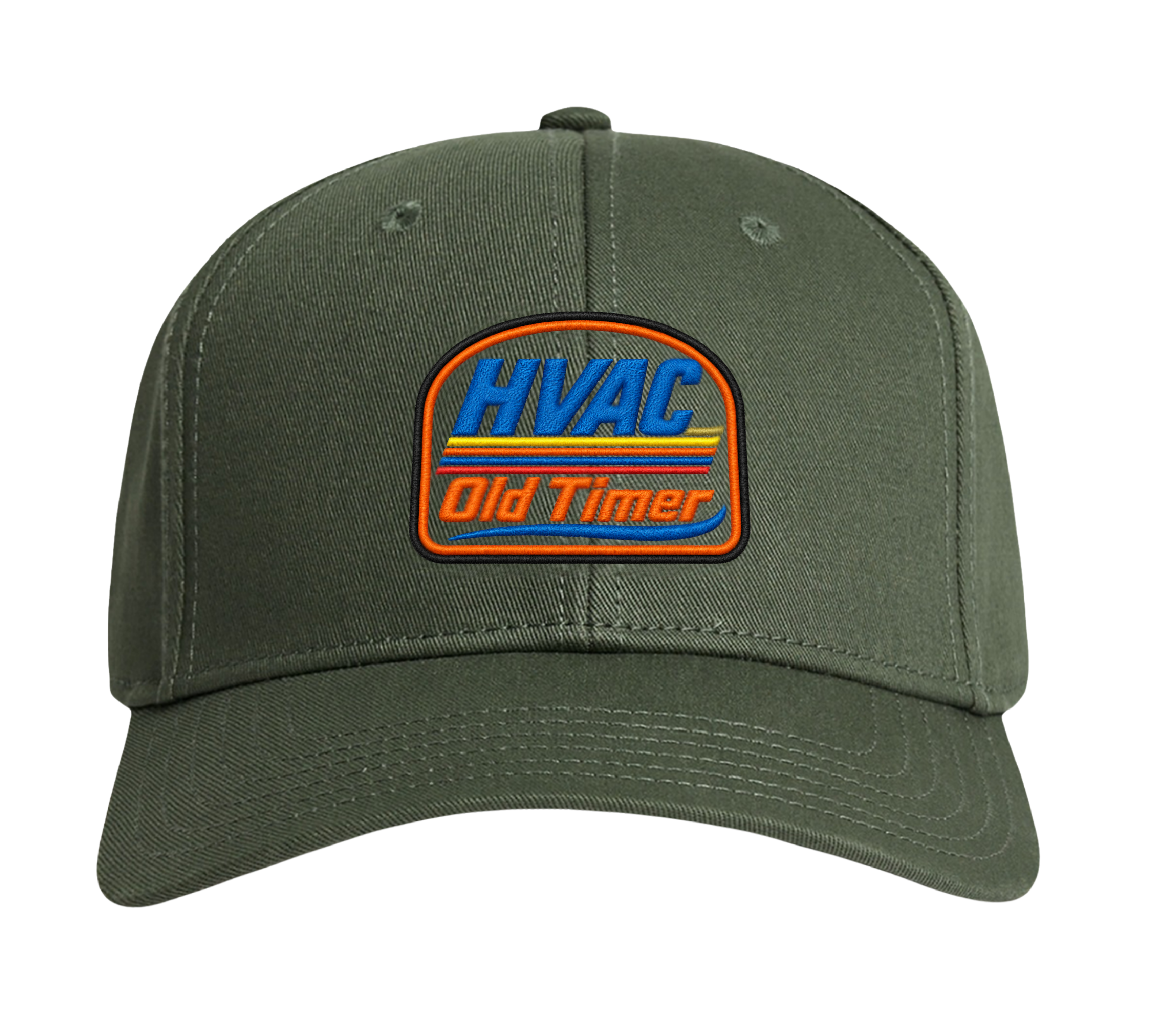 Retro "HVAC Old Timer" Premium Cap - Embroidered