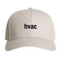 "hvac" Tan Premium Cap - Snapback Embroidered